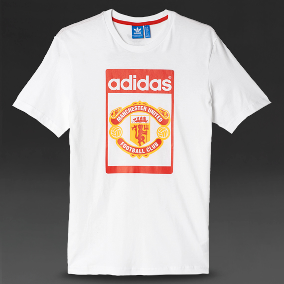 Adidas Originals Manchester United Tee White for Men